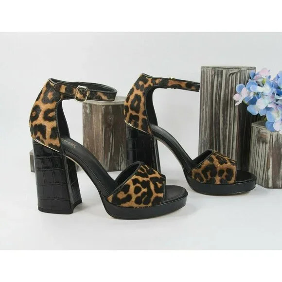 Michael Kors Amal Butterscotch Calf Hair Leather - Picture 2 of 8